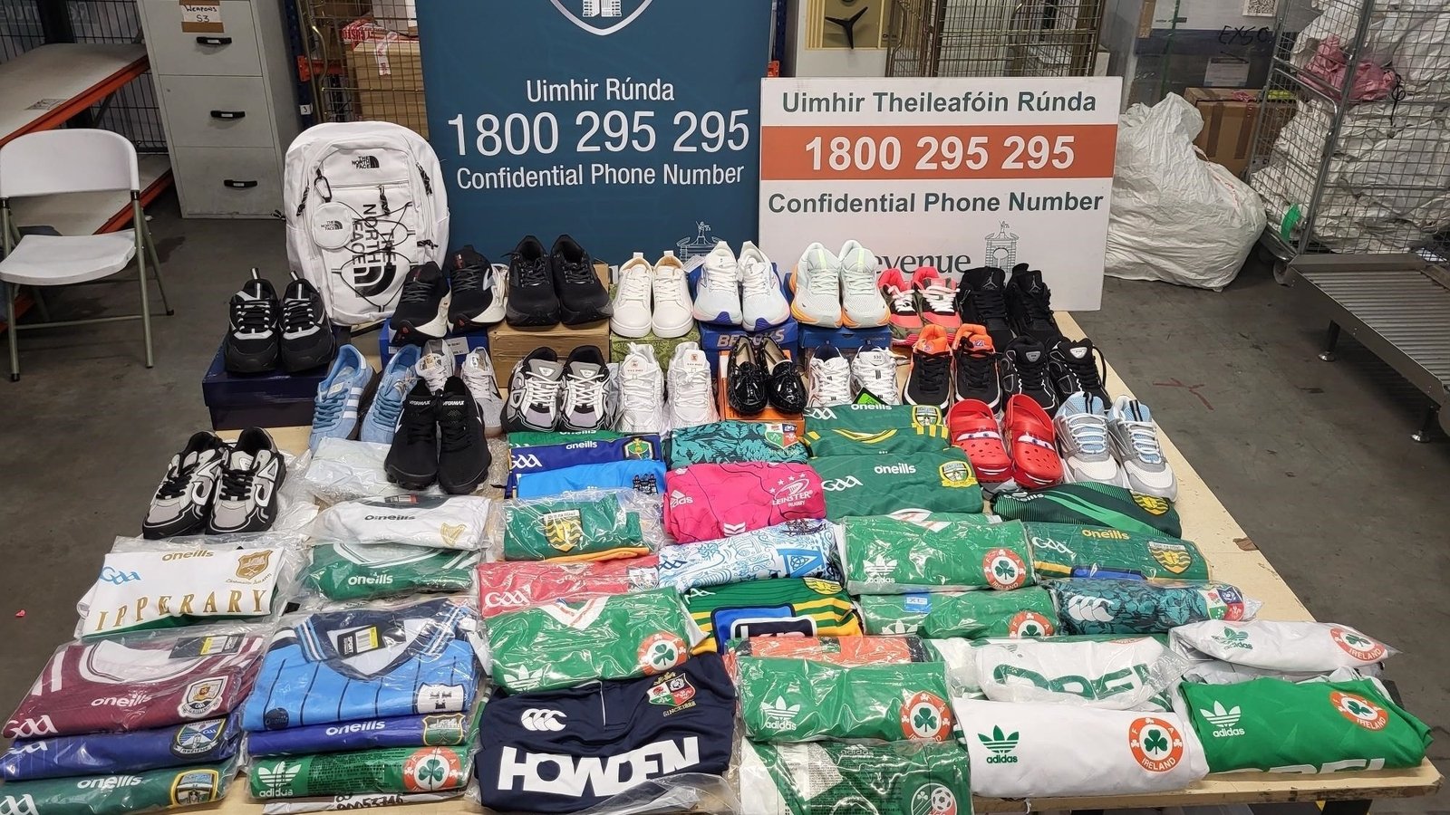 €325,000 worth of drugs, counterfeit goods seized