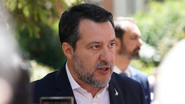 The Minister of Infrastructures and Transport, Matteo Salvini