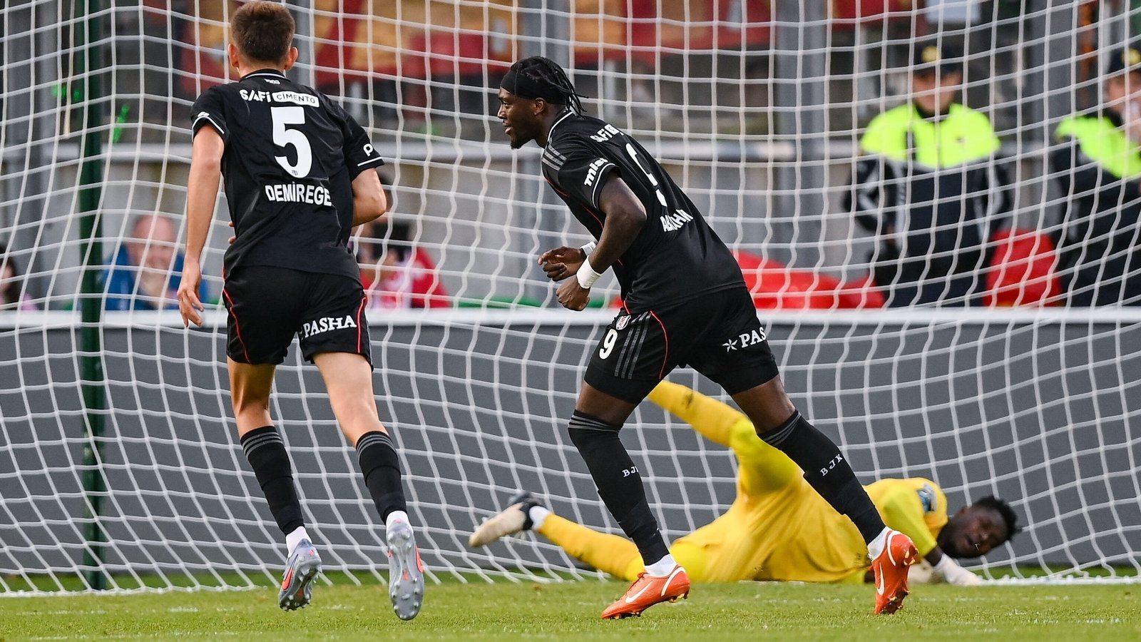 Abraham stars as Besiktas outclass St Pat's