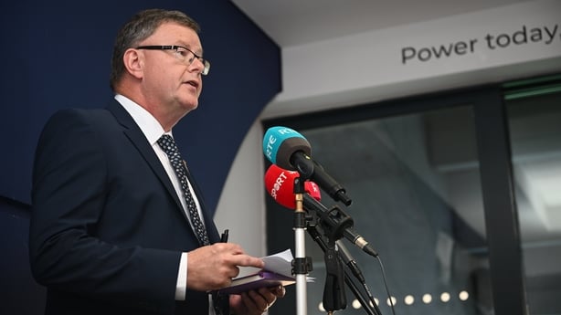 22 May 2025; Camogie Association president Brian Molloy during a media conference after a Camogie Association Special Congress at Croke Park in Dublin. Photo by Ramsey Cardy/Sportsfile