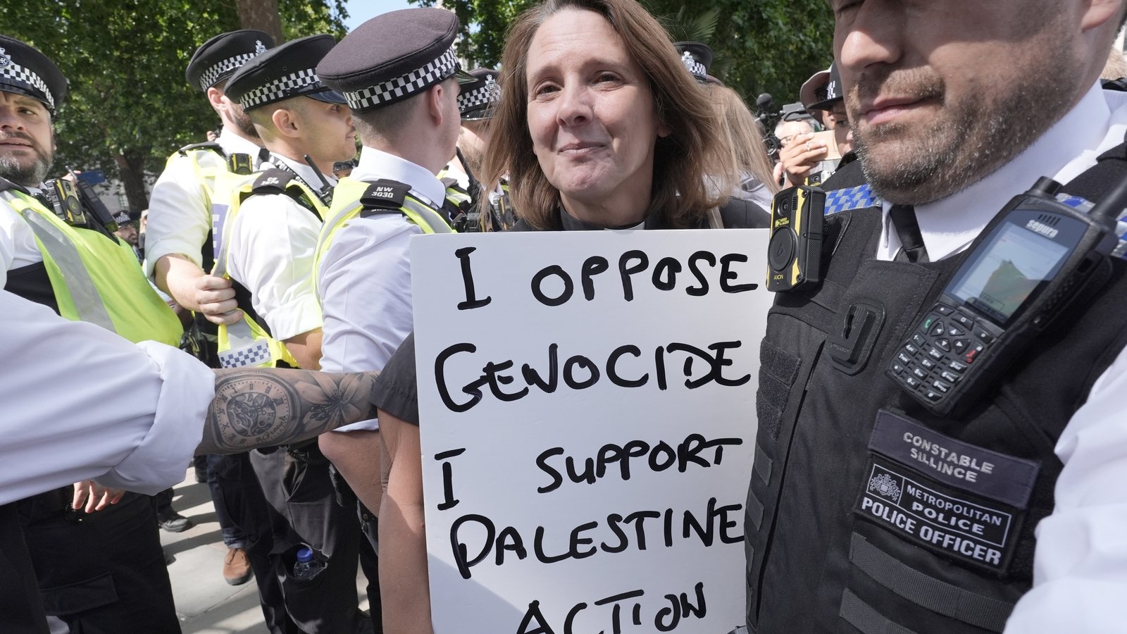 150 arrested at Palestine Action rally in London