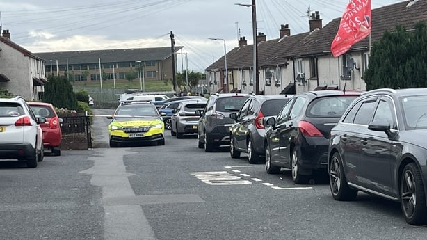 Police are at a scene at Marian Park in Downpatrick