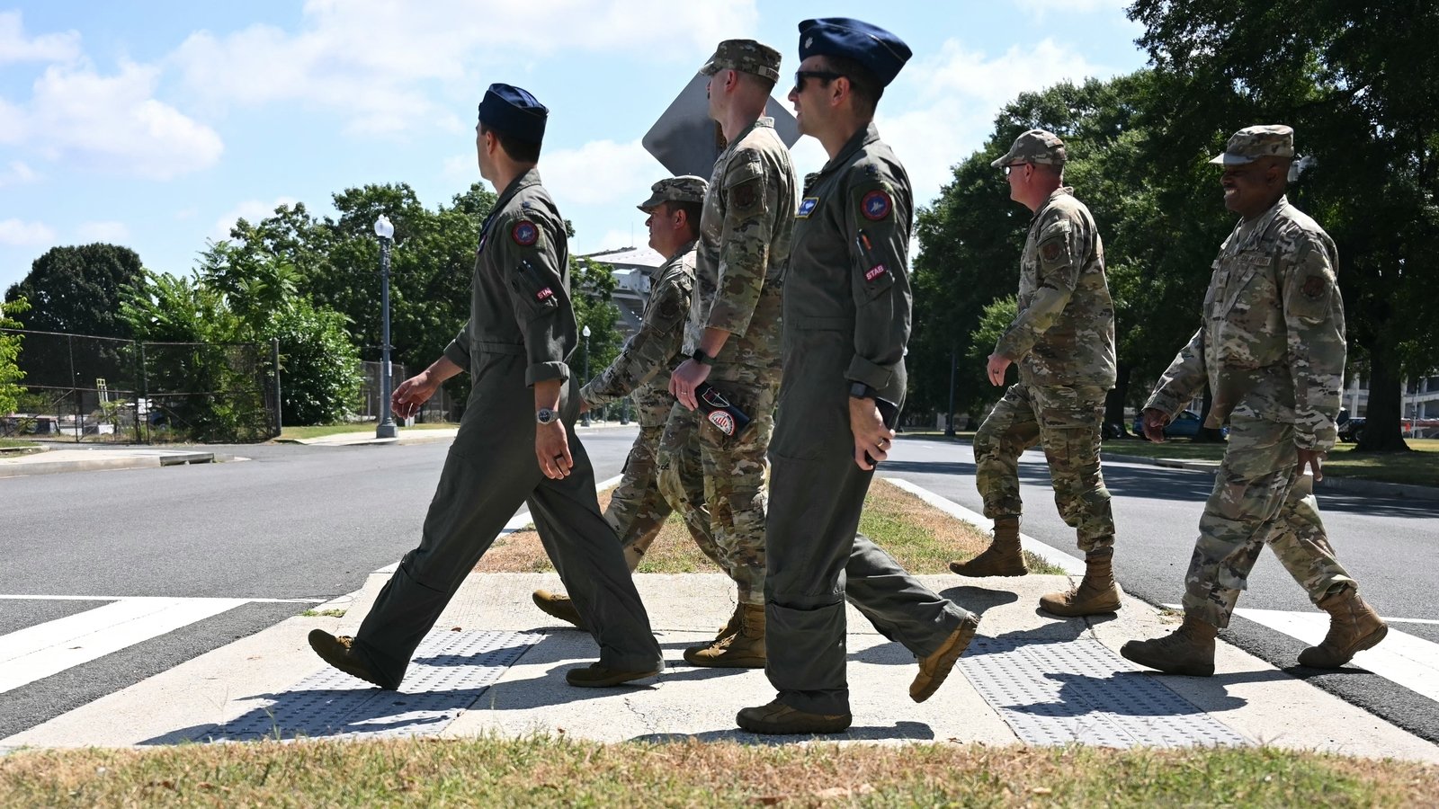 National Guard troops in Washington DC after Trump order