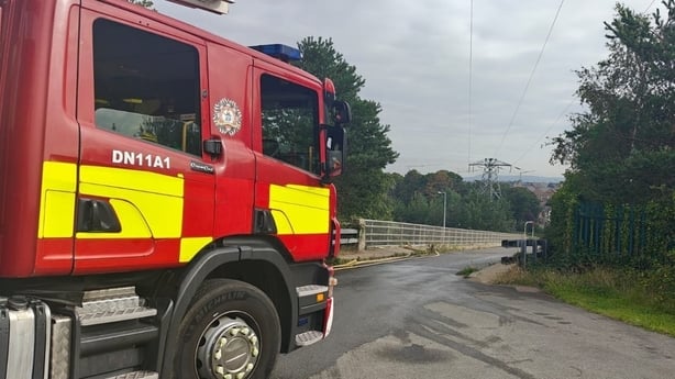 Firefighters worked through the night and this morning remain on scene at the fire