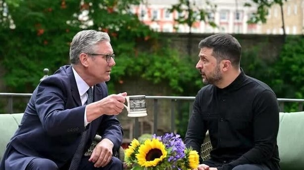 Keir Starmer's meeting with Volodymyr Zelensky comes ahead of a US-Russia summit tomorrow