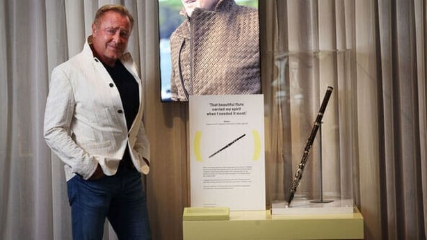 Michael Flatley pictured at the Cancer Revolution: Science, Innovation and Hope exhibition at Stephen's Green Shopping Centre in Dublin