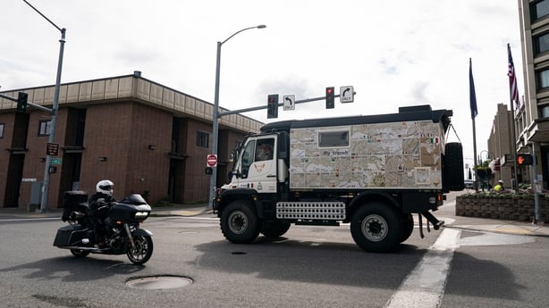 vehicles on the road