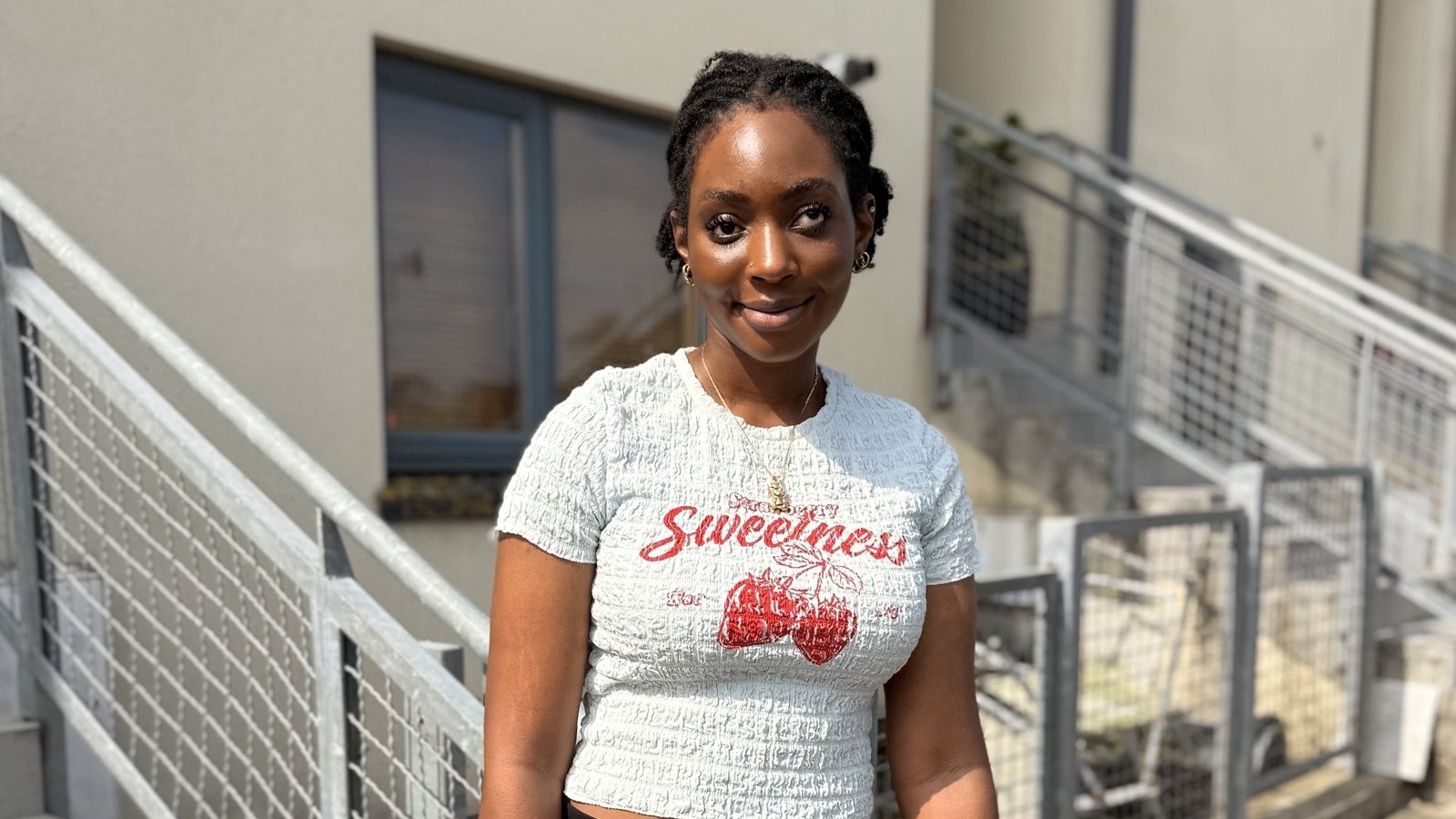 Don't be afraid to ask for help, advises blind student