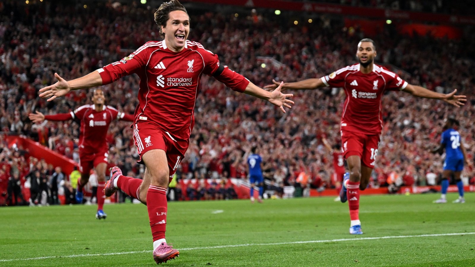 Liverpool leave it late to start season with nervy win