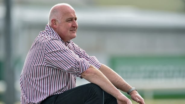 16 March 2016; Former Ireland International Noel Mannion watches his former team Garbally College in action against Colaiste Iognaid. 2016 Top Oil Schools Senior Cup Final, Colaiste Iognaid v Garbally College, The Sportsground, College Road, Galway. Picture credit: David Maher / SPORTSFILE