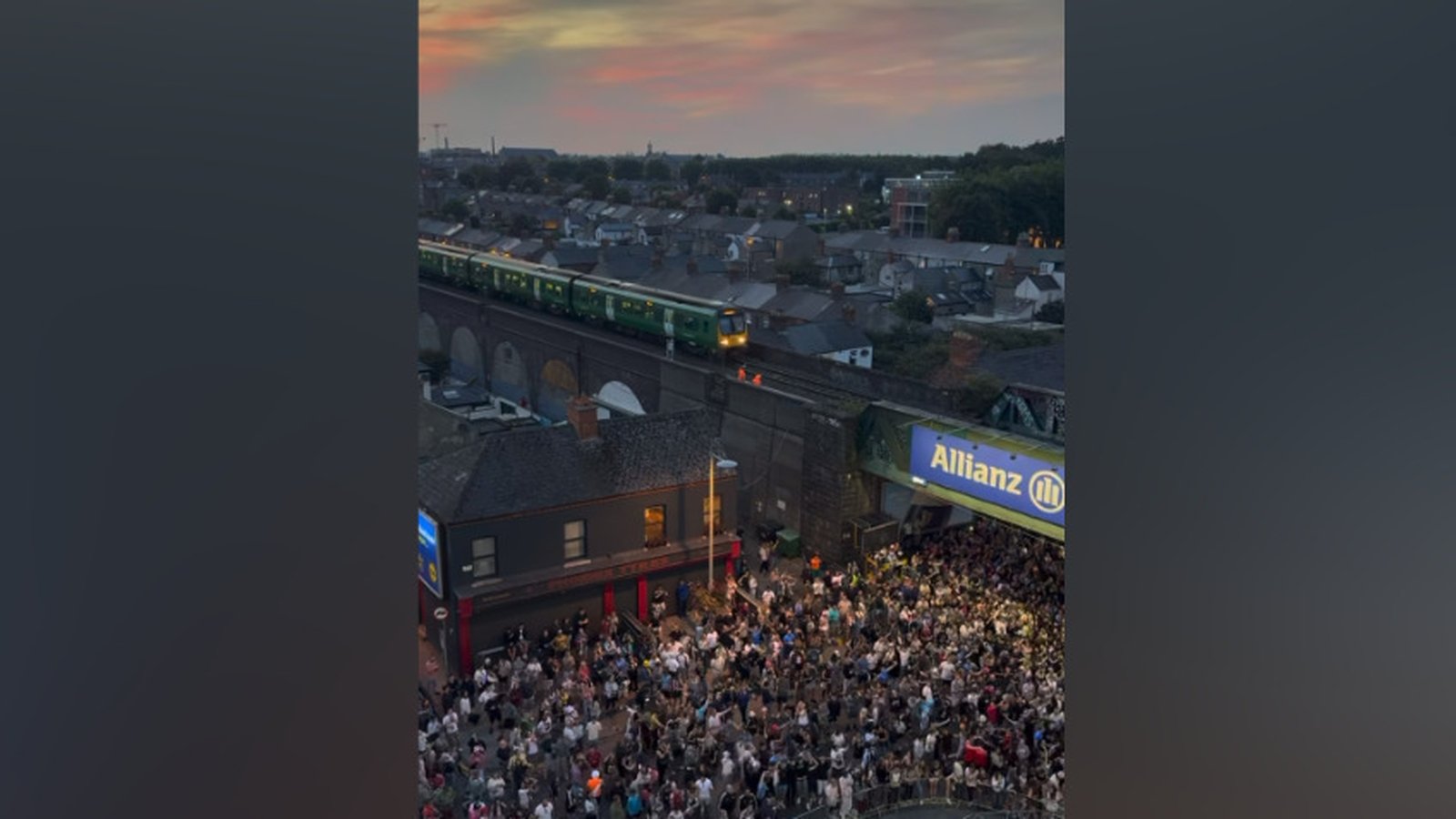 Oasis fans in mass singalong outside Croke Park