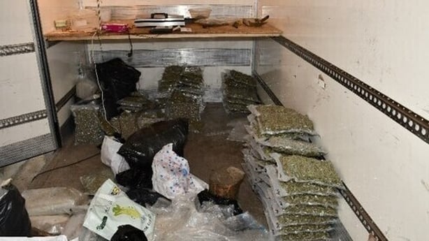 The drugs seized by gardaí during the investigation