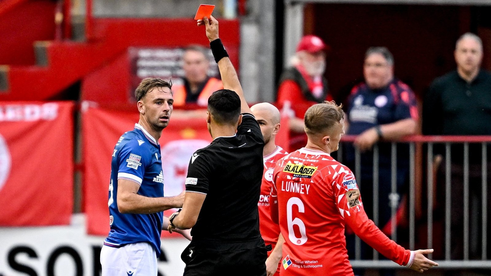 Linfield boss Healy frustrated by ref calls at Tolka