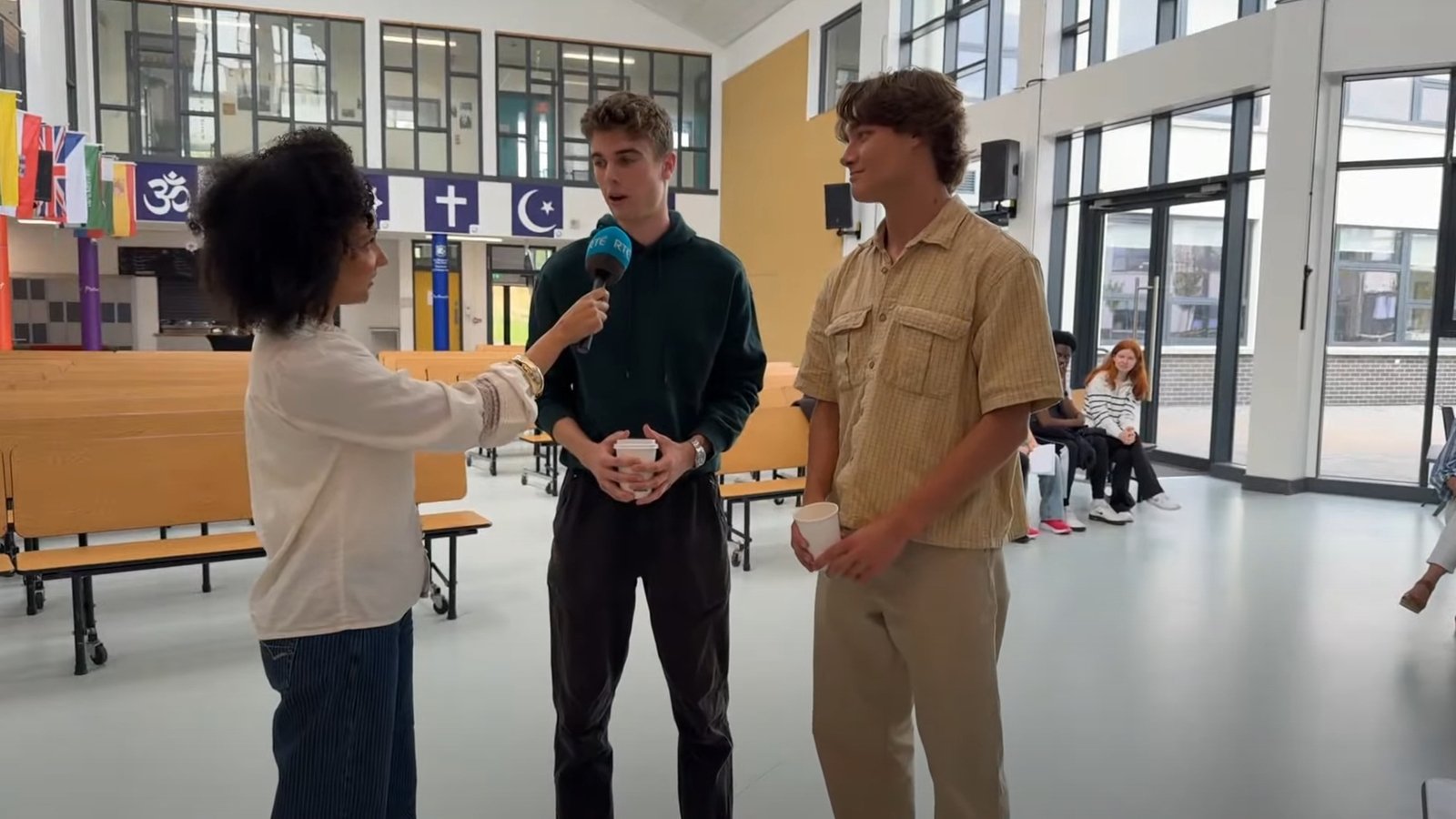 Leaving Cert results morning at Maynooth school