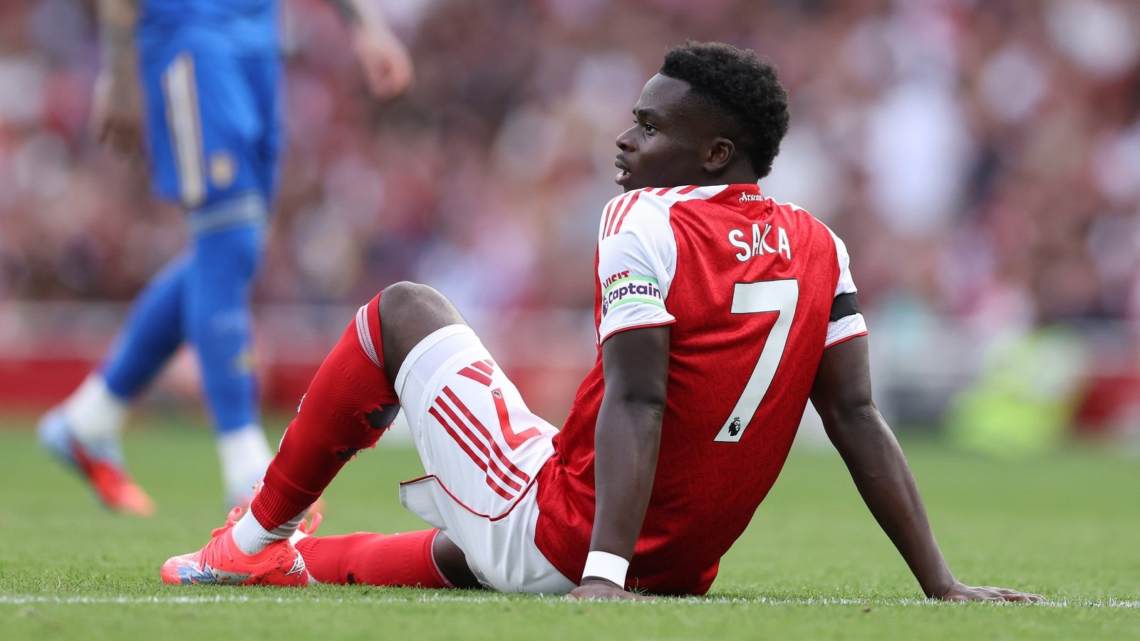 Arsenal's Saka to miss Anfield trip