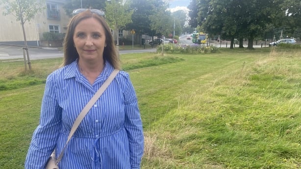 A picture of Labour councillor Corina Johnston in a blue dress