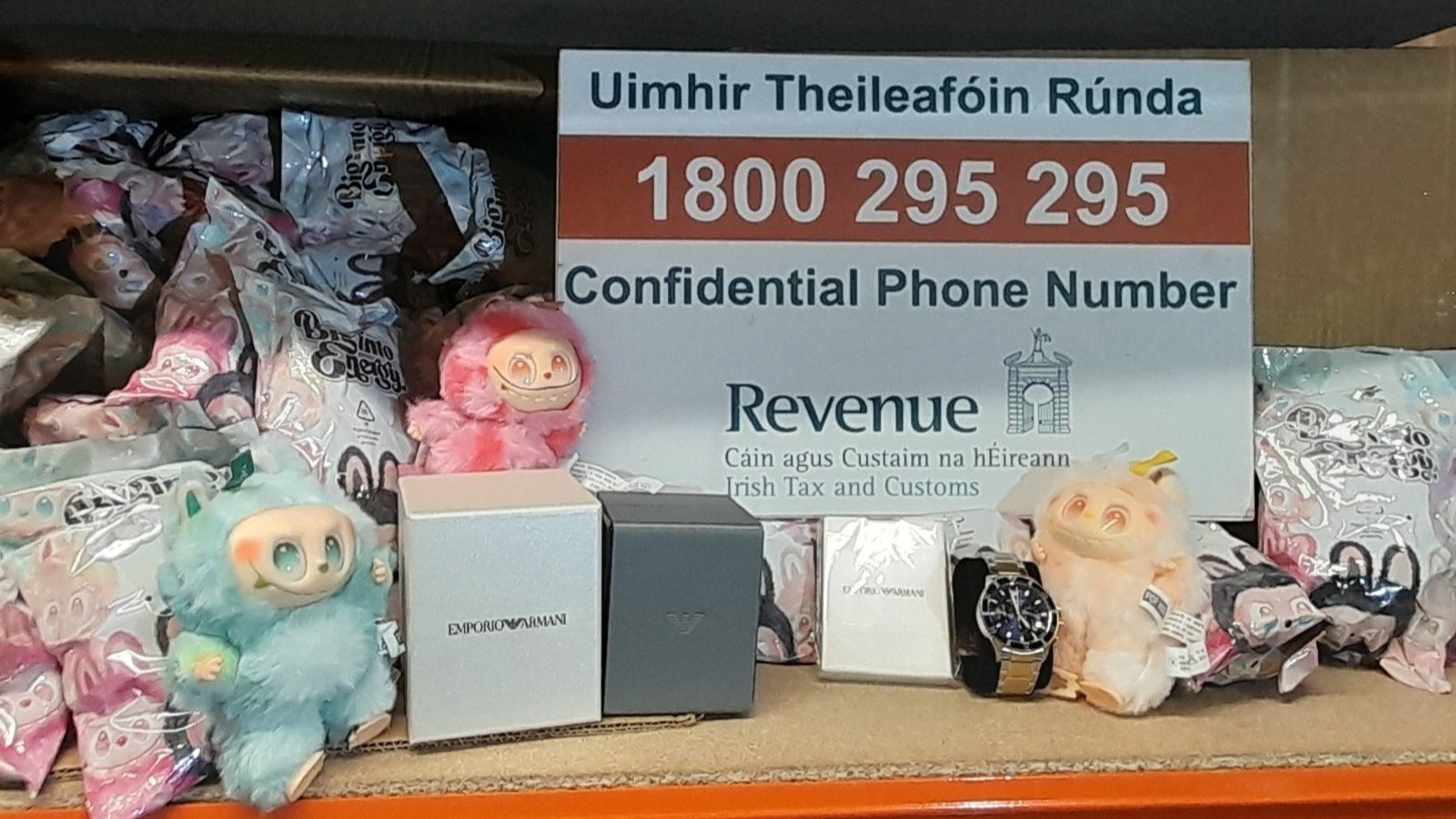 'Labubu' dolls, wine, weapons and drugs seized by Revenue