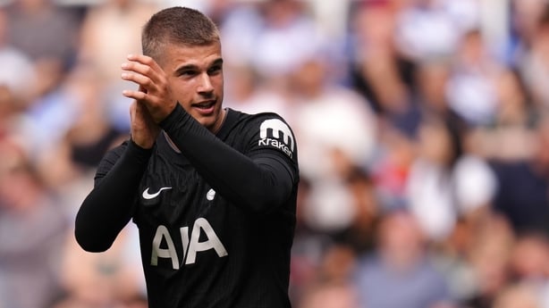 Tottenham Hotspur defender Luka Vuskovic 