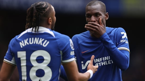 LONDON, ENGLAND - MAY 5: XXX during the Premier League match between Chelsea FC and West Ham United at Stamford Bridge on May 5, 2024 in London, England.(Photo by Catherine Ivill - AMA/Getty Images)