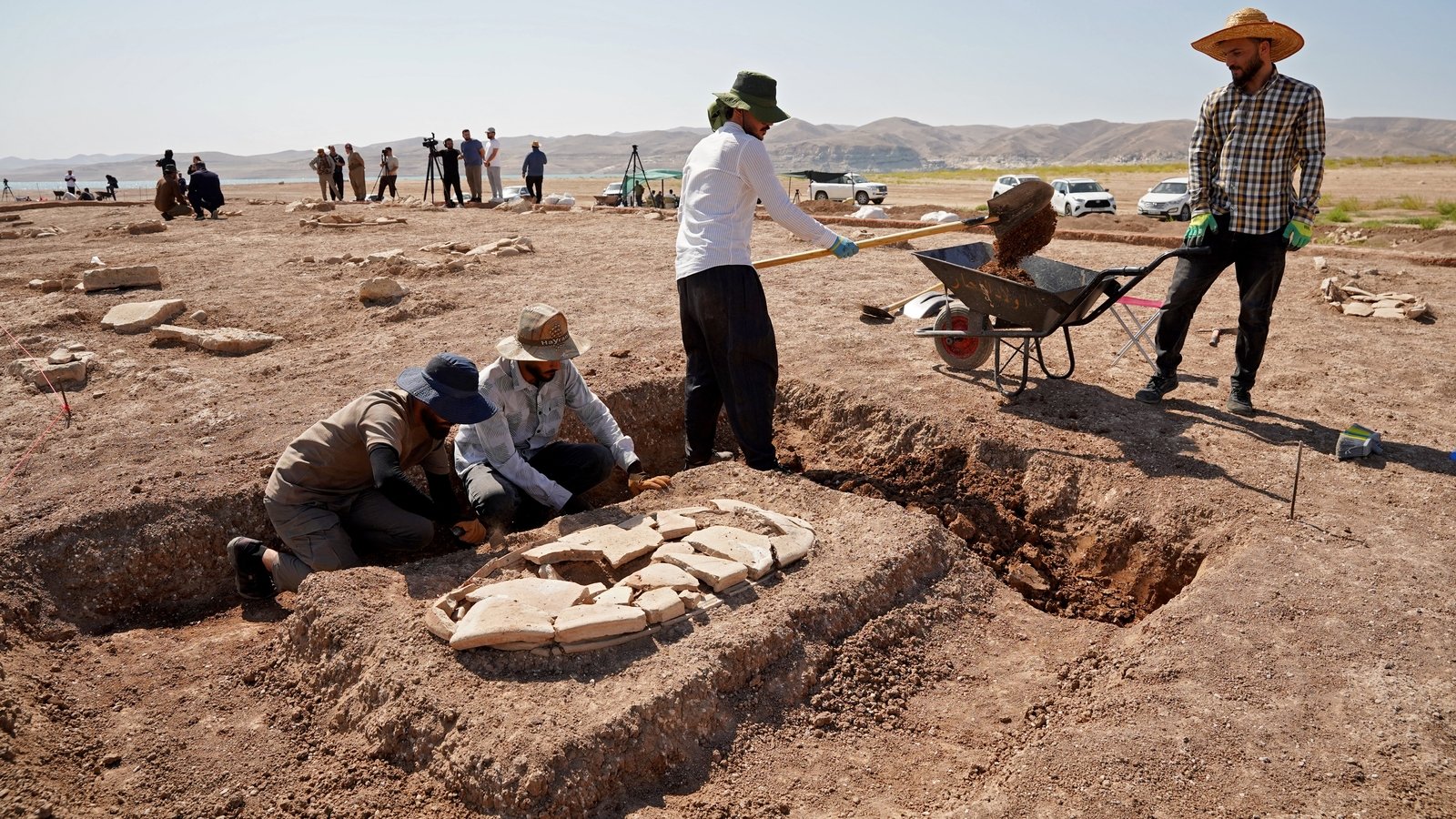 Ancient tombs unearthed in Iraq due to drought