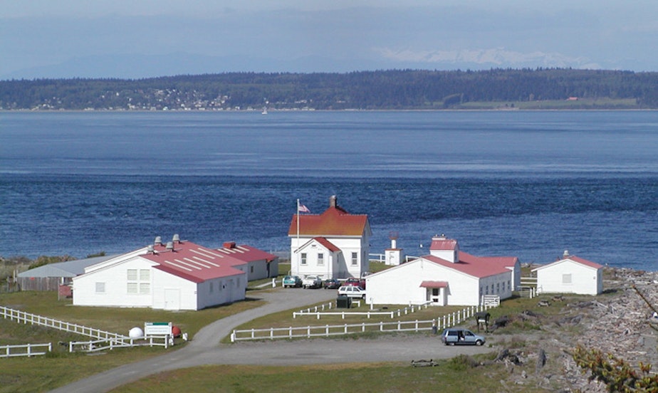 caption: The U.S. Geological Survey's Marrowstone Marine Field Station sits on the shore of Admiralty Inlet on Marrowstone Island, near Port Townsend, Washington.