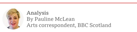 Byline for Pauline McLean, arts correspondent BBC Scotland
