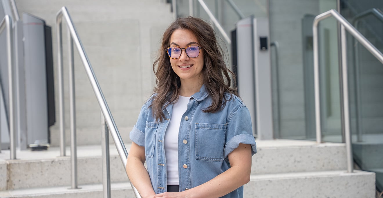 Tara Delorne, a postdoc in Ryan Logan