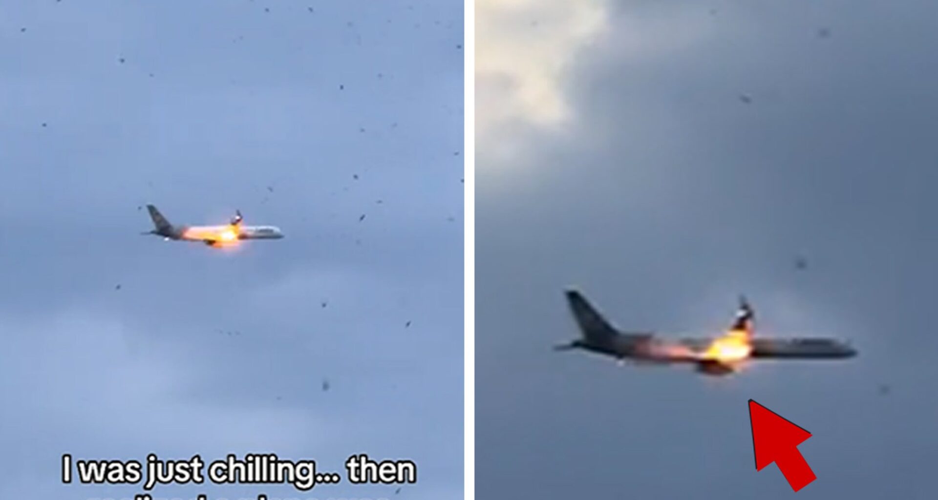 Passenger Jet Makes Emergency Landing After Flames Erupt Near Engine Mid-Flight