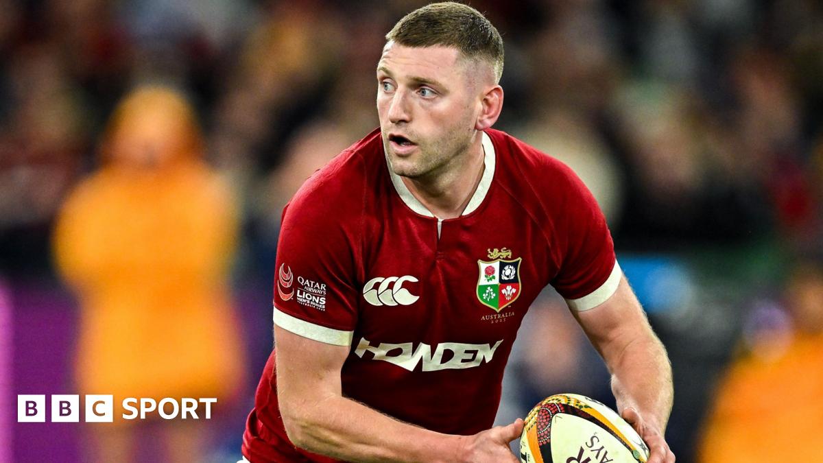 Finn Russell playing for the British and Irish Lions