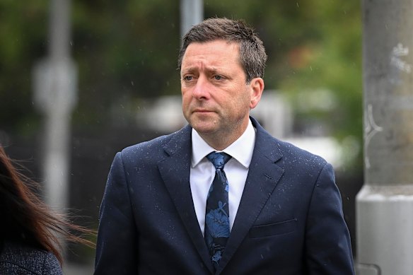 Opposition transport spokesman Matthew Guy.