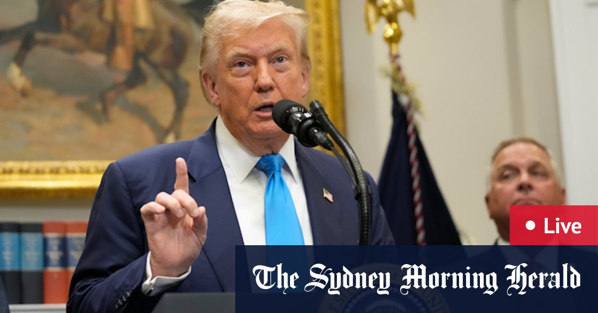 Australia news LIVE: Trump keeps Australia’s tariff rate at 10 per cent; Protests planned at Sydney, Melbourne bridges on Sunday; Star casino deal collapses - The Sydney Morning Herald