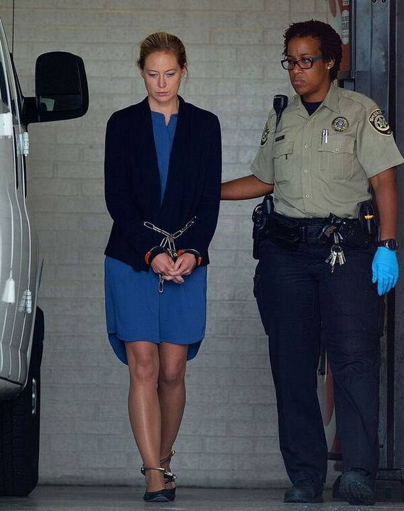 Molly Martens-Corbett being led from court after being found guilty of the murder of Jason Corbett. Photo: Donnie Roberts