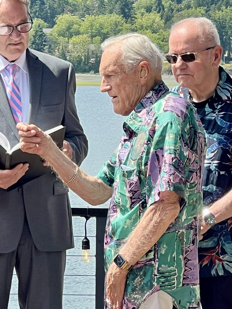 Glomstad was born in May 1925. At 100, he has no health issues.