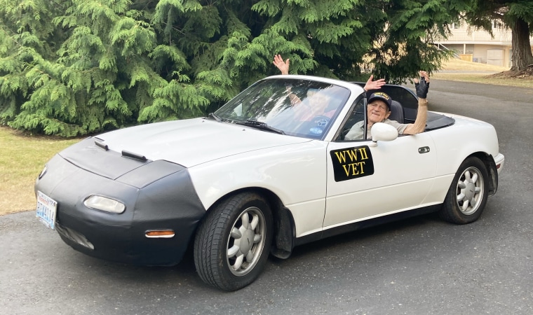 Glomstad enjoys his Mazda Miata.