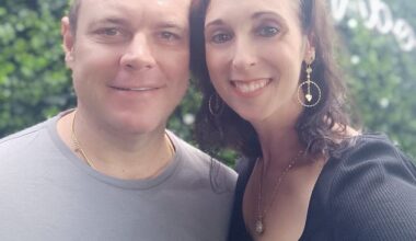 Deborah Terkely (pictured with her husband) was 39 when she suffered an 'unbearable' migraine that changed her life forever