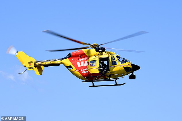 The Westpac Rescue Helicopter is being used to help find the women