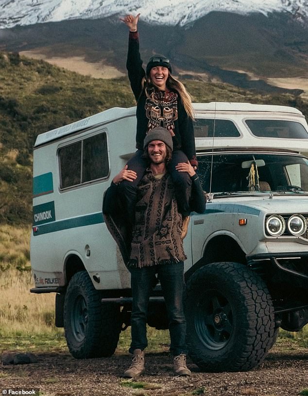 Officials said the couple 'lost control' of their vehicle and rolled 'many, many times' downhill