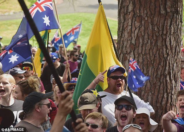 The rally has been criticised as being un-Australian and having 'no place' in the country's multicultural society (stock image)
