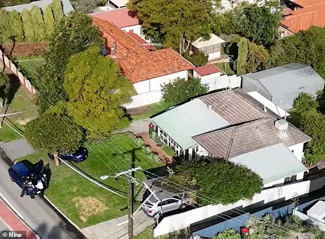 Six ambulances attended the home in north-eastern Perth