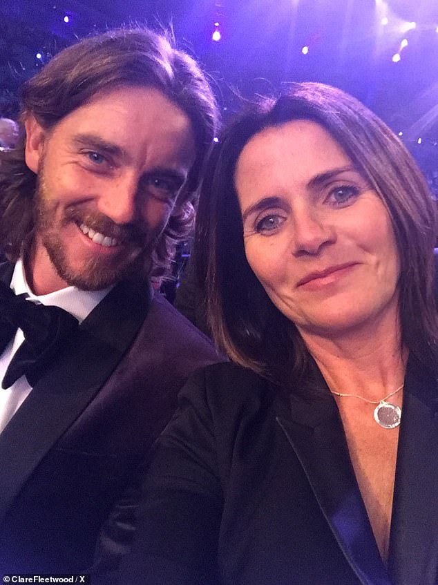 Fleetwood, 34, is 23 years younger than his wife, 57, and they have a son together called Frankie