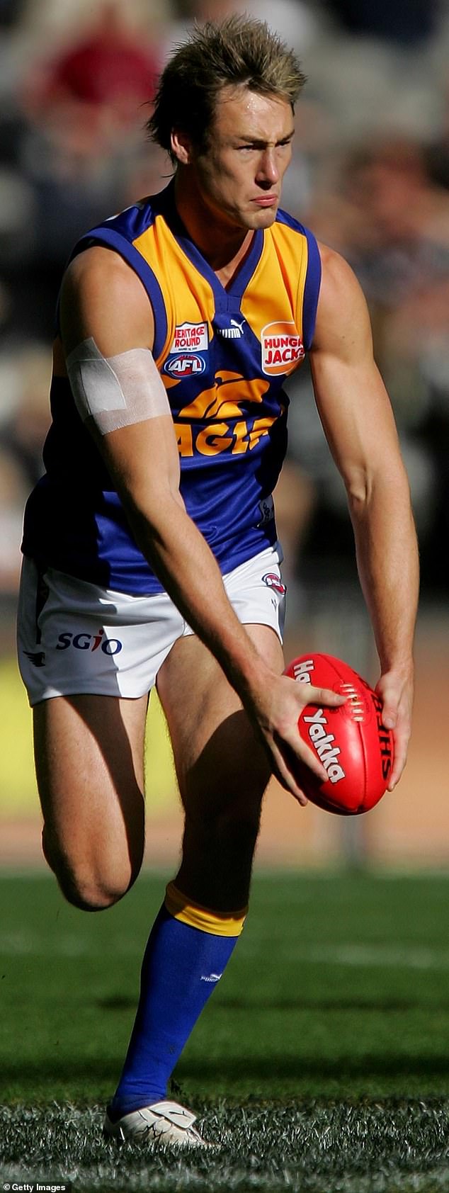 West Coast Eagles premiership player Adam Hunter has been posthumously diagnosed with chronic traumatic encephalopathy (CTE) following his death in February