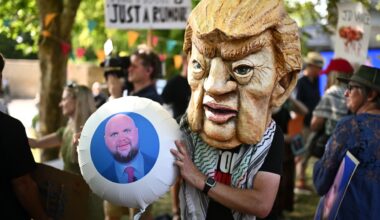 ‘Stop Trump’ protesters target JD Vance’s UK summer trip