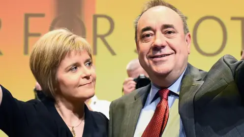 Getty Images Nicola Sturgeon and Alex Salmond