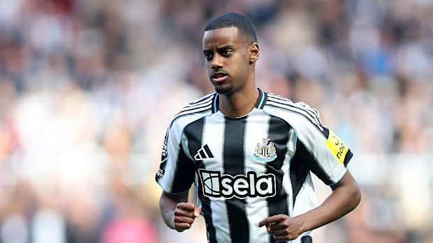 Alexander Isak of Newcastle United.