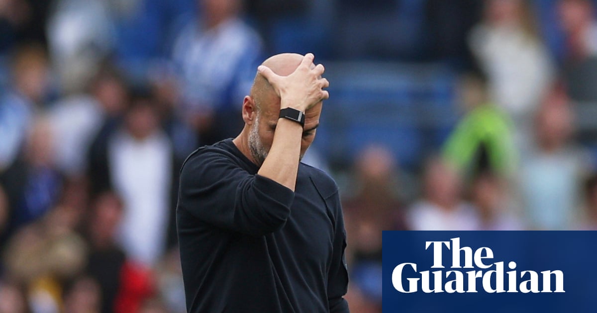 Pep Guardiola says Manchester City ‘forgot to play’ in defeat at Brighton | Manchester City