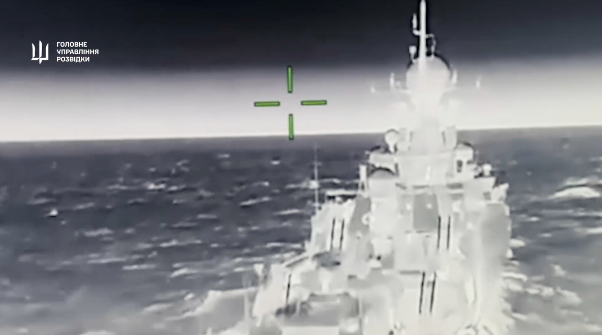 Ukraine Slams Russian Kalibr Missile Carrier in Azov Sea, Target Aborts