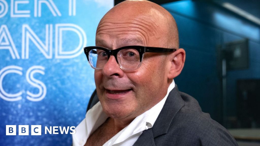 Harry Hill says his stepfather's death made him switch careers from medicine to comedy