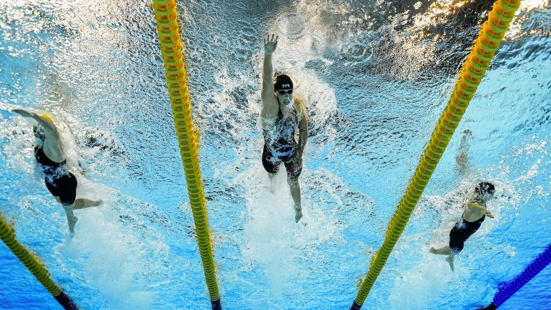 Katie Ledecky wins 800m freestyle gold at World Aquatics Championship, defeating rival Summer McIntosh