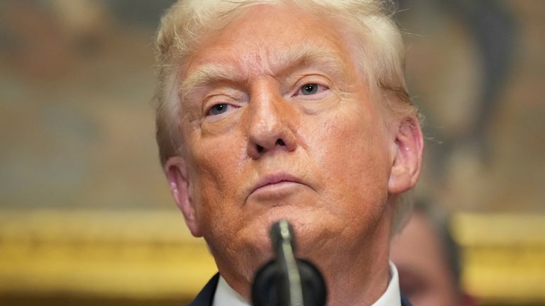 Donald Trump. Pic: AP