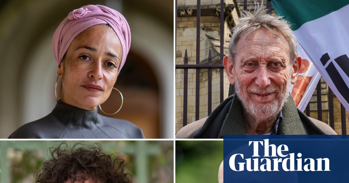 Zadie Smith, Michael Rosen, Irvine Welsh and Jeanette Winterson sign letter calling for Israel boycott | Israel-Gaza war